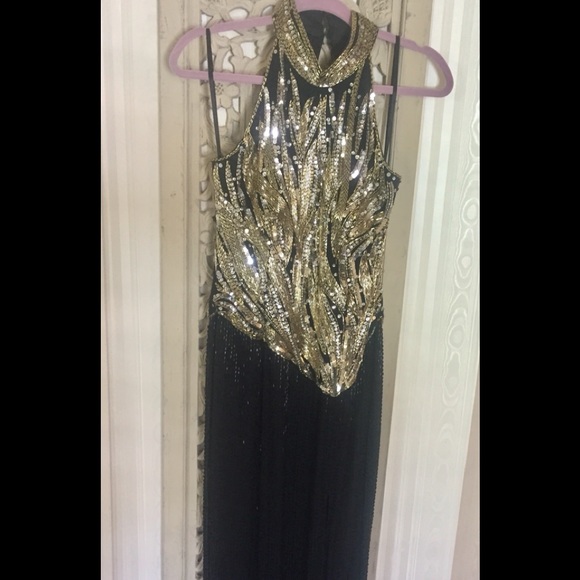 Oleg Cassini Black tie label Dresses & Skirts - Vintage 1980 formal sequin dress